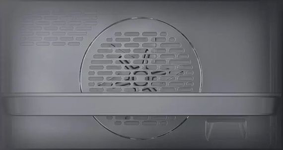 Паровой шкаф V-ZUG Steamer V4000 45 черное стекло S4T-23026