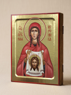 Икона Вероники, святой праведной на дереве: 125 х 160 (Синопсисъ)