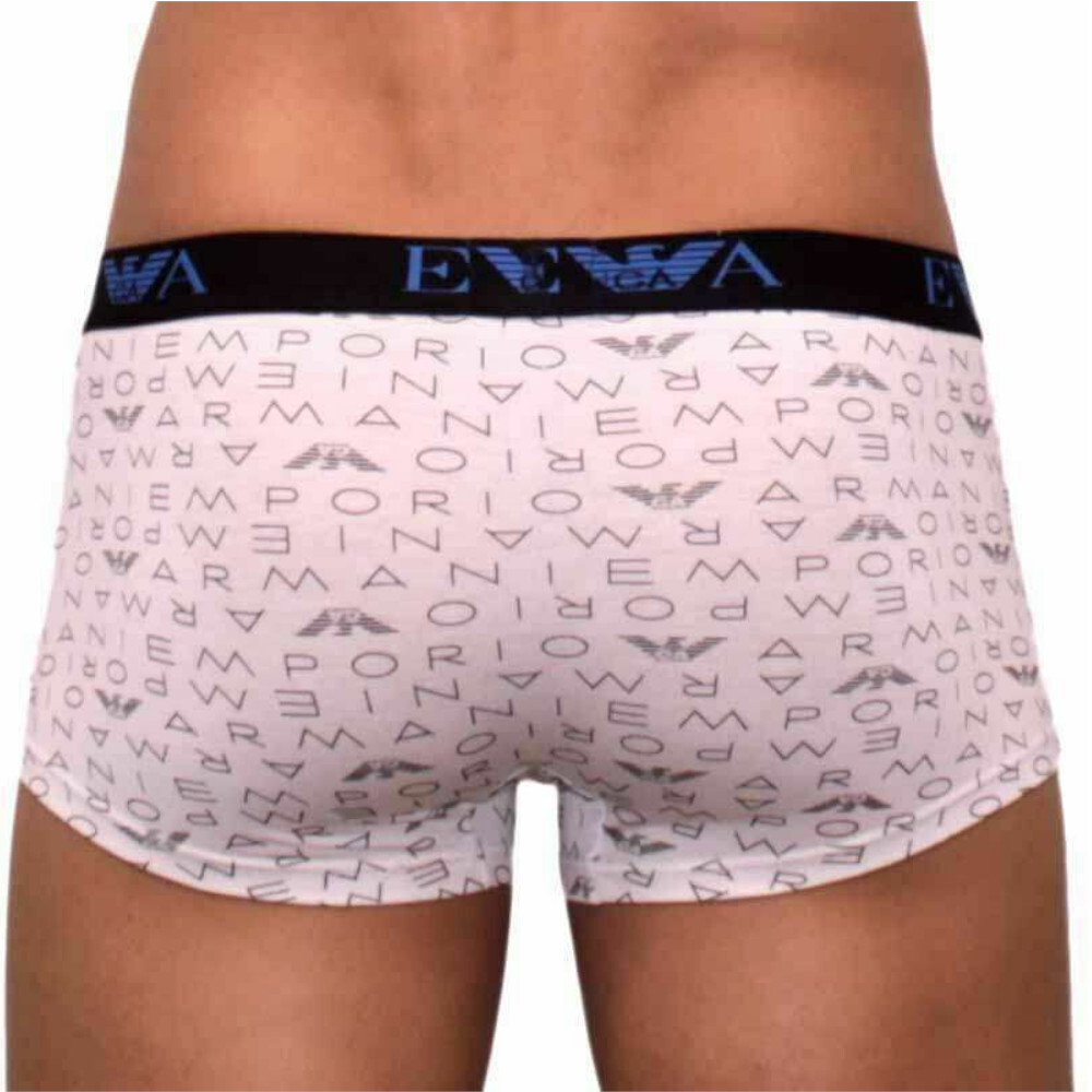 Мужские трусы боксеры белые Emporio Armani