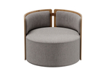 Кресло крутящееся Lagom 800 (капучино твид, натуральный дуб)