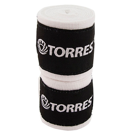 Бинт боксерский TORRES, PRL619015W, дл. 3,5 м, шир. 5,5 см, 1 пара, хлопок, белый