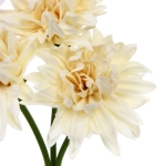 Цветы искусственные «Natur» 34см Хризантемы 3шт молочные