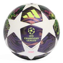 Мяч футб. ADIDAS UCL Competition JX9096, р.5, 32 пан, 32п, FIFA Quality Pro, ПУ,термосш, бело-фиолет
