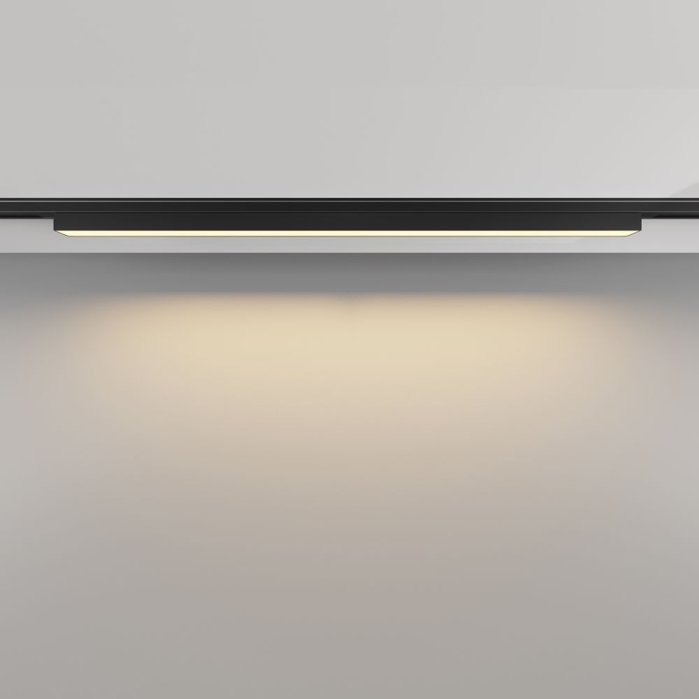 Трековый магнитный светодиодный светильник Maytoni Levity   TR192-1-16W2.7K-B
