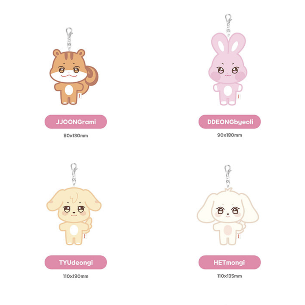 Мерч ANITEEZ IN THE COLOR - ANITEEZ PLUSH KEYRING [Плюш брелок]