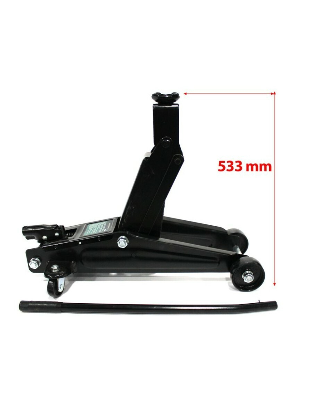 Домкрат подкатной гидравлический 3 т (h min 192мм, h max 533мм) RockForce##Rock FORCE RF-TH23003