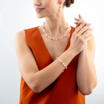 Серьги Coeur de Lion White-Rose Gold 3018/21-1425