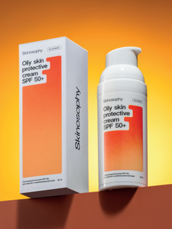 Солнцезащитный крем SPF 50+ для жирной и комбинированной кожи