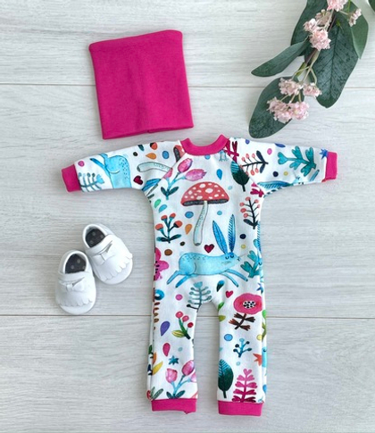 Комбинезон "Лесная поляна" для куклы Paola Reina 32-34 см