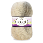 Пряжа Mohair Delicate Color Flow, 100г, 500м, 85%акрил, 10%шерсть, 5%мохер (цена за 1шт)