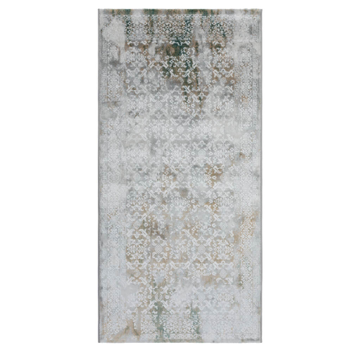 Ковер GINZA 1.6*2.3 дизайн A977AA L.GREY / GREEN