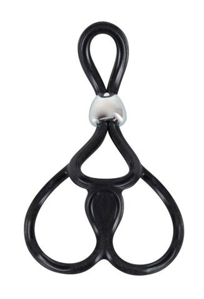 Лассо с подхватом мошонки Triple Ball-und Cockring