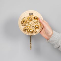 Настенный крючок Oliva Branch (Олива Бранч) Айс Античное серебро