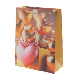 GAEM Пакет подарочный S (бумага 210г/м2, блок микс 12шт), L17,5 W9 H24 см, 4в.