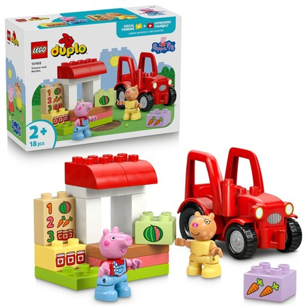 LEGO DUPLO Świnka Peppa - Трактор и рынок 10468