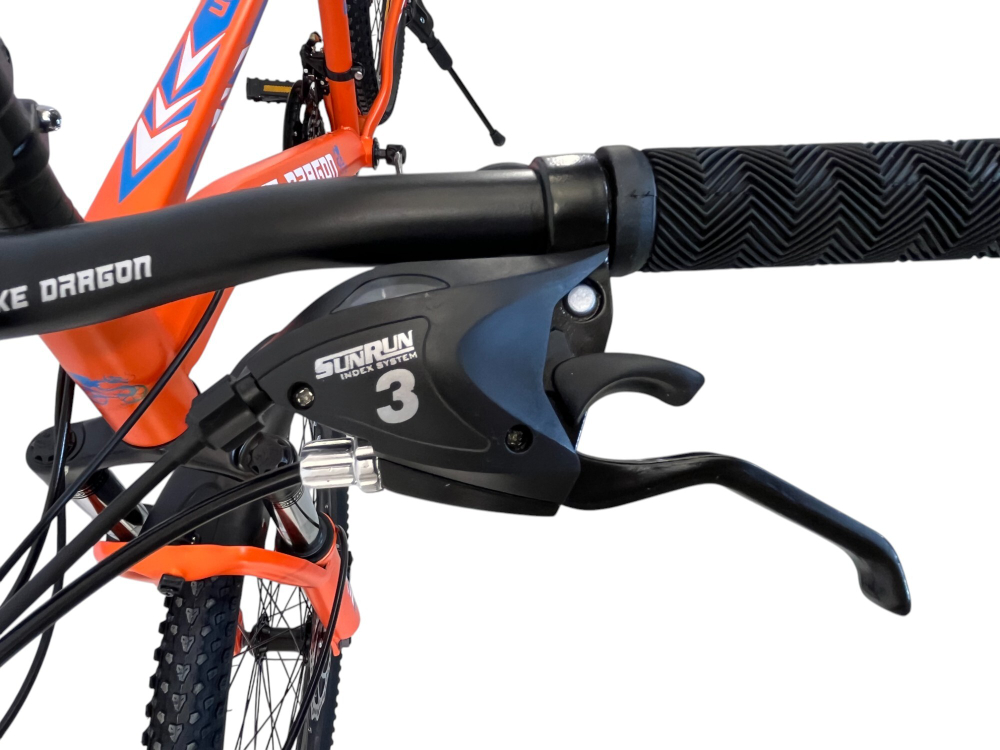 Велосипед Bike Dragon 26" 21скор (стальная рама, SunRun, диск. тормоз) BD-2-26-4 оранжевый