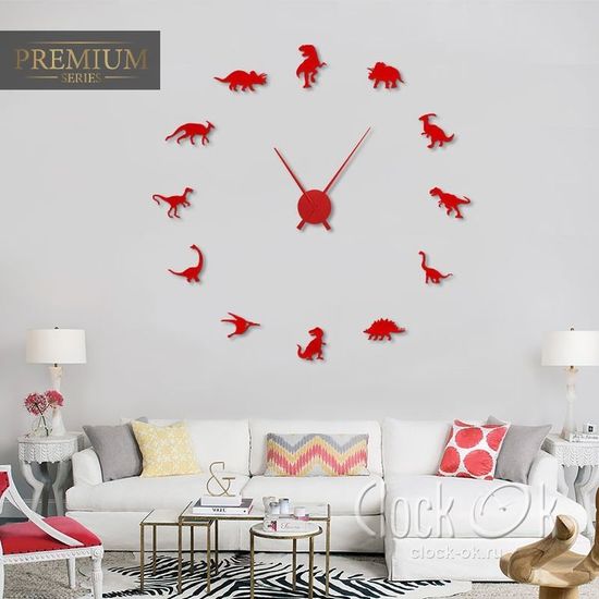 Настенные 3D часы Dino