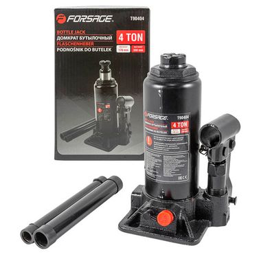 Домкрат бутылочный 4т с клапаном (h min-178мм, h max-338мм) Forsage F-T90404(DS)