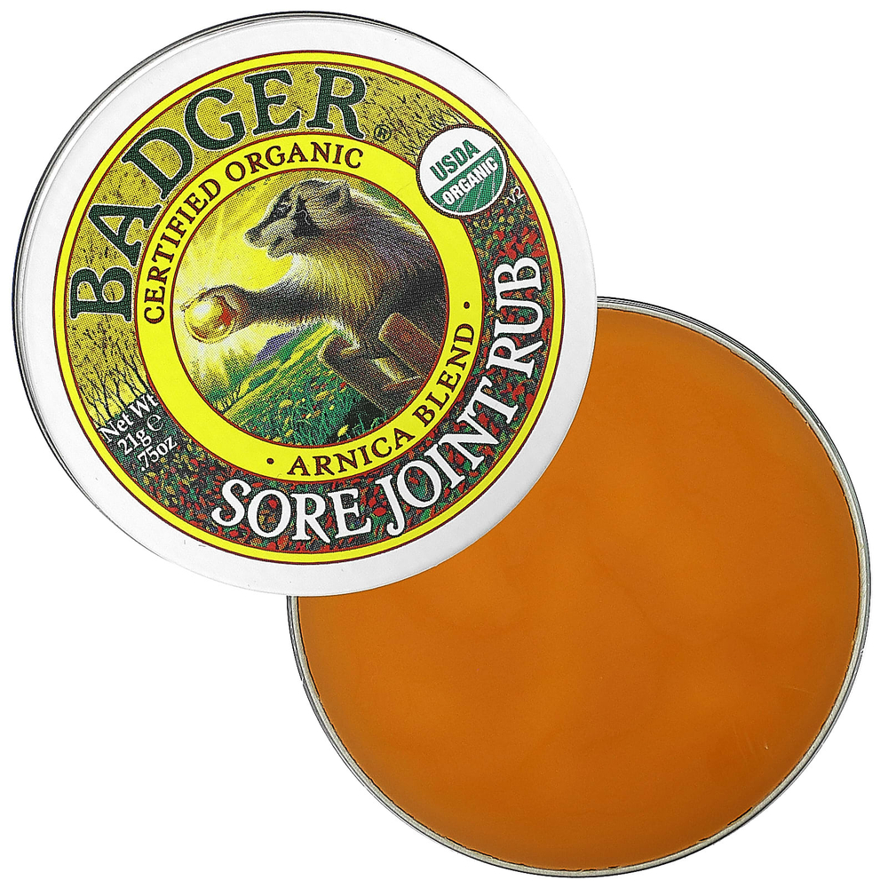 Badger, Крем от боли в суставах, экстракт арники, 21 г (0,75 унции)