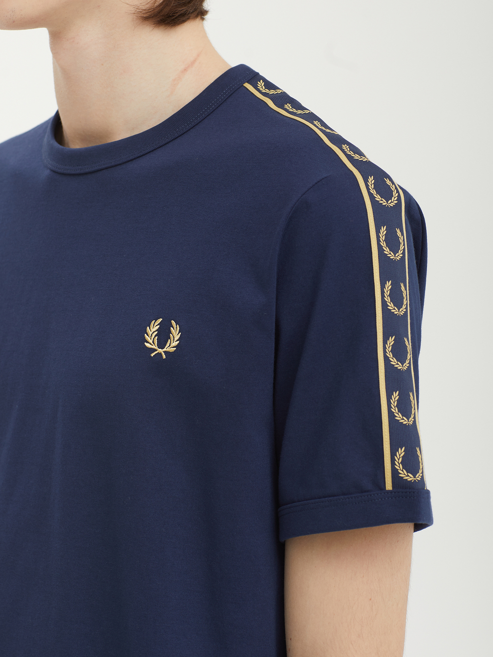 Мужская Футболка Contrast Tape Ringer