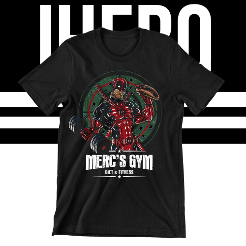 Футболка IHERO Deadpool GYM