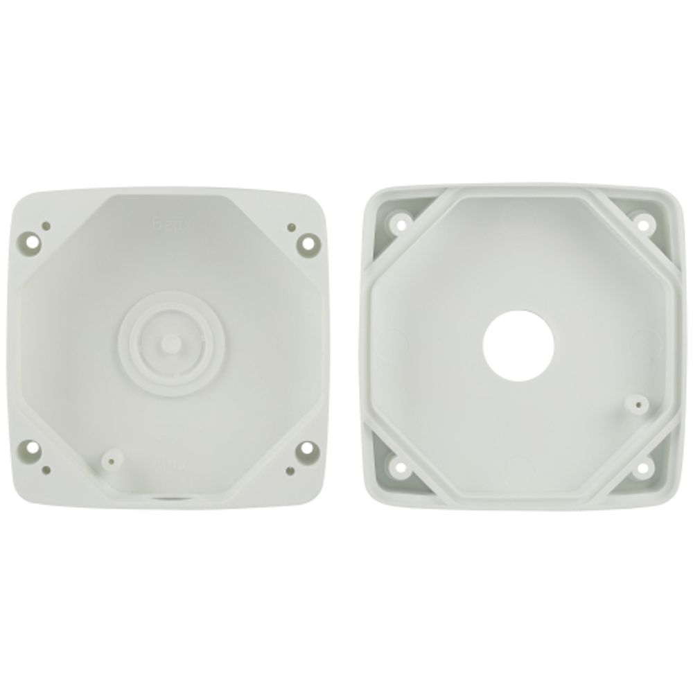 Коробка монтажная ЭРА KOR-MV-140-140-66-W-56 для камер видеонаблюдения белая 140х140х66мм IP56 | Коробки монтажные для камер видеонаблюдения