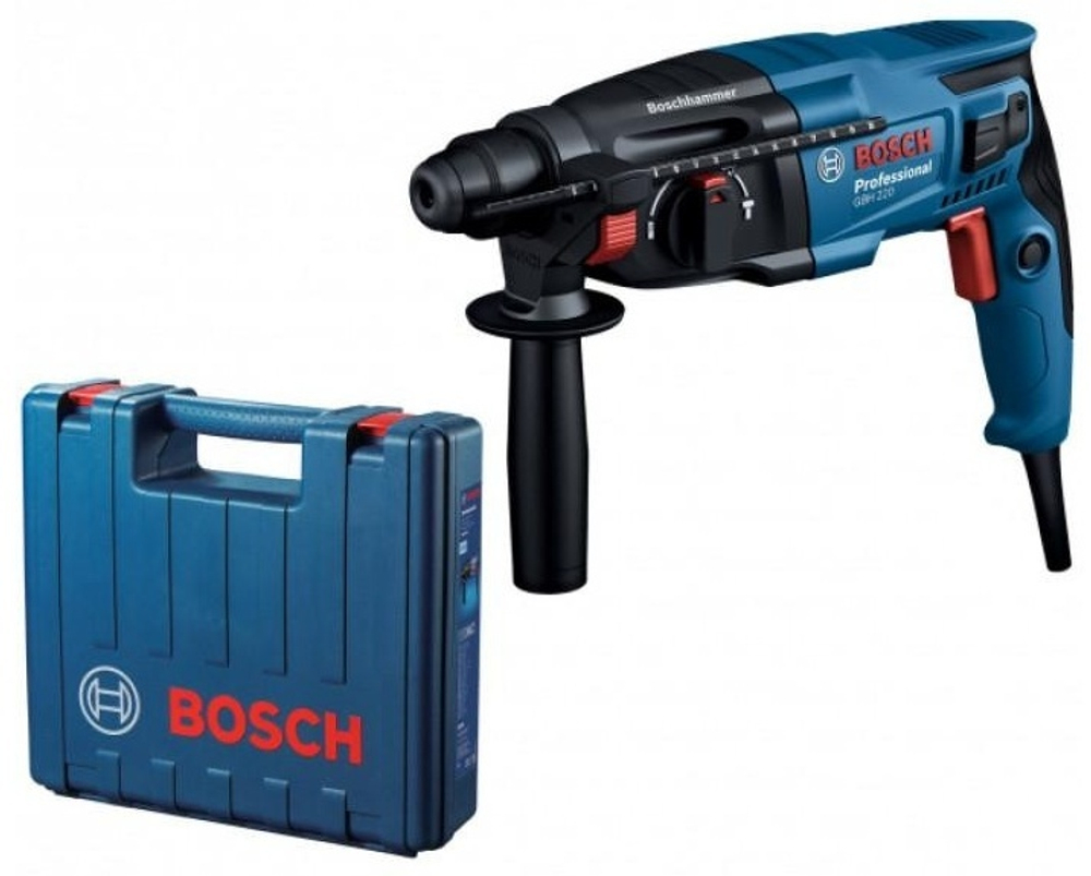 Перфоратор Bosch GBH 220 (06112A6020) 2 Дж, SDS-Plus