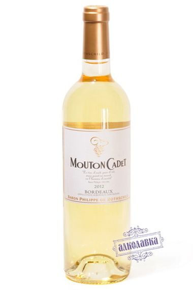 Вино Мутон Каде Блан белое сухое 0,75л 12%