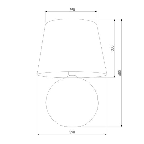 Настольная лампа TK Lighting 16046 Santana