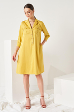 51485 Платье женское (охра)