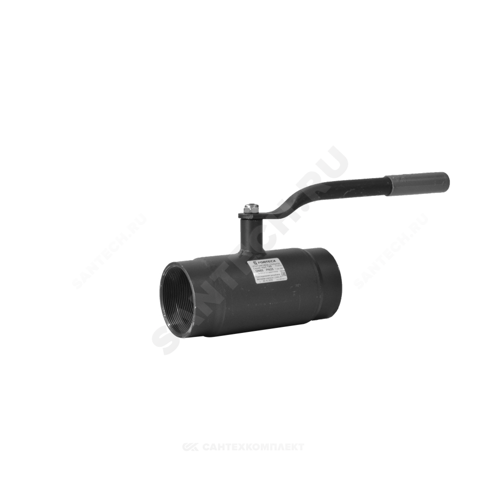 Кран шаровой сталь 11с67п Ду 32 Ру40 ВР L=100мм FORTECA 180.1.032.040
