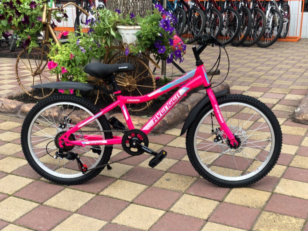 Велосипед 24" Nameless J4000DW, розовый/синий, 13"