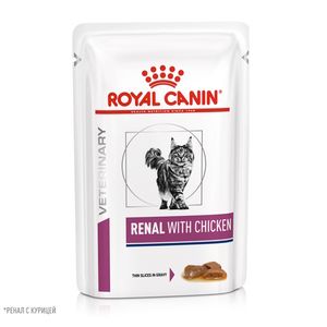 Пауч Royal Canin Renal With Chicken для взрослых кошек для поддержания функции почек, с курицей