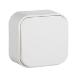 Переключатель проходной 1-кл. ОП Quteo 10А IP20 10AX бел. IEK 782204