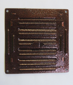 Решетка вент. регул 250*250 мм вытяж Эра металл  ст медь