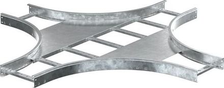 Ответвитель для лотка Х-образ. 150х500 R600 HDZ LESTA IEK CKR05-4-150-500-HDZ