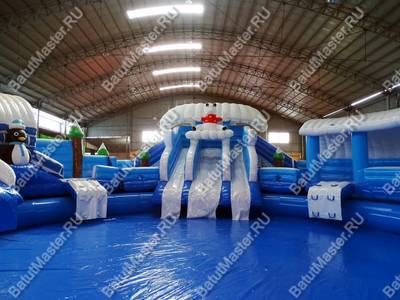 Наземный надувной аквапарк «Морское царство» 15,5*15*6 м