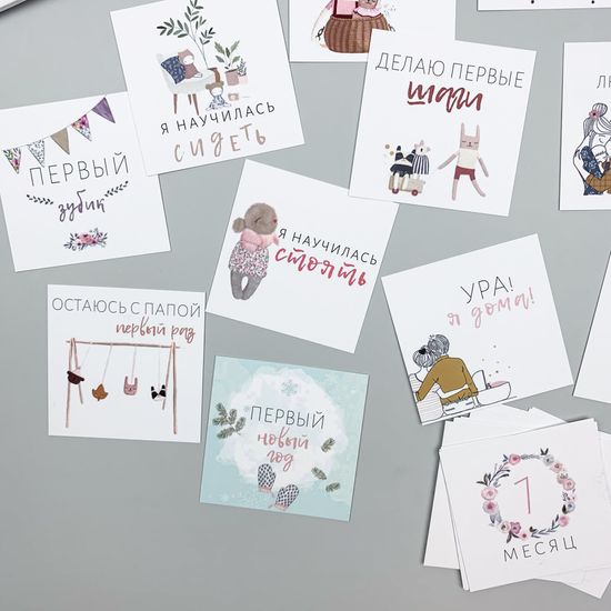 Набор открыток "Зайка" для девочек