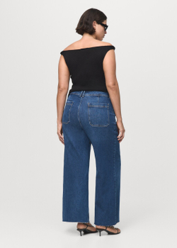 Джинсы-кюлоты Catherin с высокой талией