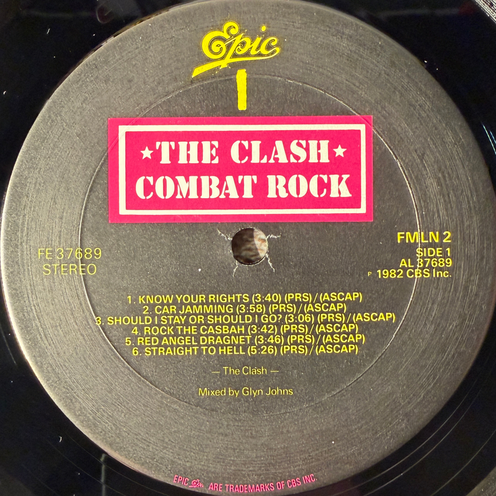 The Clash ‎– Combat Rock (США 1982г.)