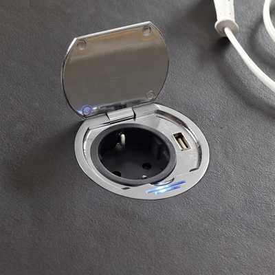 SFL Розетка RING, врезная, нержавеющая сталь