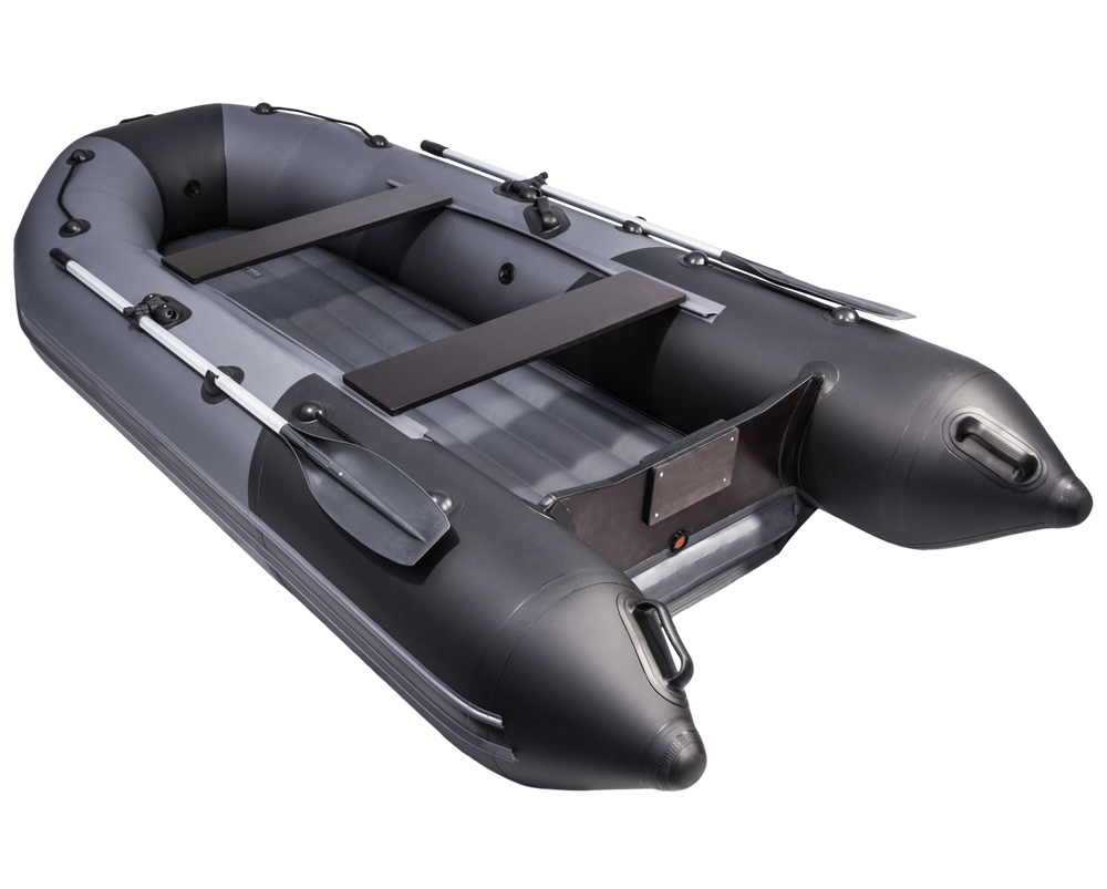Лодка ПВХ Мастер Лодок Таймень NX2900НДНД "Комби" Графит / Чёрный