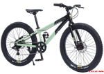 Велосипед 24" TIMETRY FatBike TT111 черно-зеленый