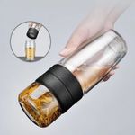 Фляга для чая из боросиликатного стекла