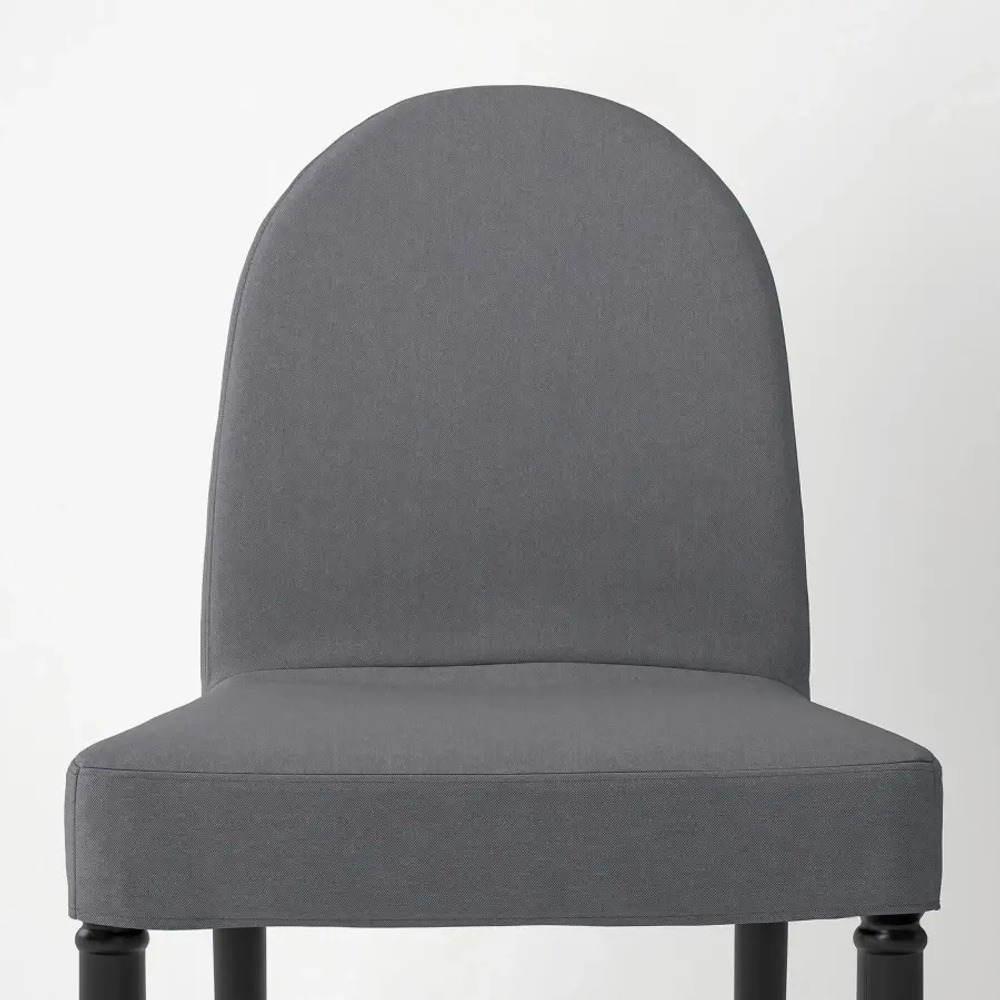 Стол и 4 стула - DANDERYD / DANDERYD IKEA/ ДАНДЕРИД ИКЕА, 130х80х75 см, коричневый/черный/серый