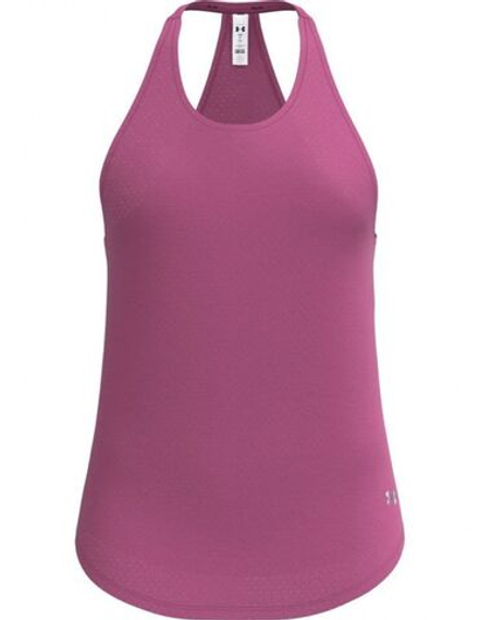 Топ теннисный Under Armour Women's UA Streaker Run Tank - pace pink/reflective