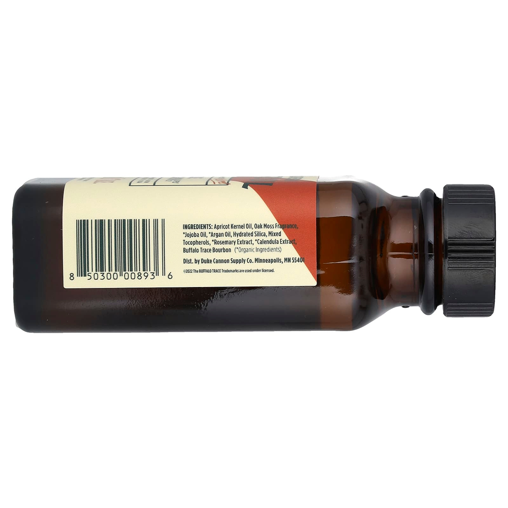Duke Cannon Supply Co., Масло для бороды из бурбона, дубовая бочка, 3 унции