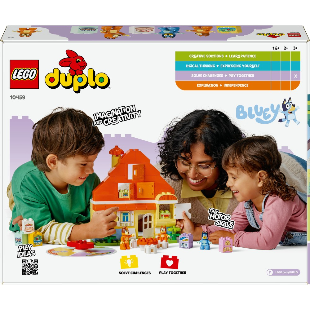 LEGO DUPLO Bluey - Семейный дом Blue с игрой на память 10459