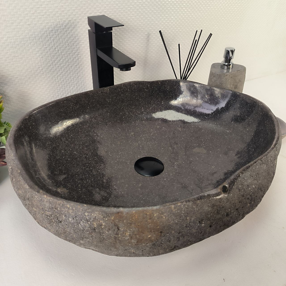 Раковина из речного камня RS-65172 55*43*14 0862