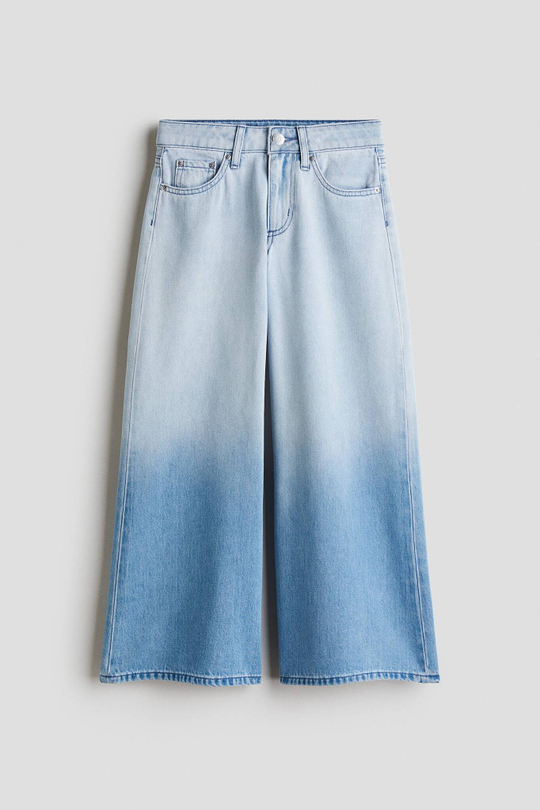 H&M Джинсы с широкими штанинами, синий